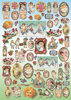 Карта для декупажа "Prim Rose". Арт DFG318                  