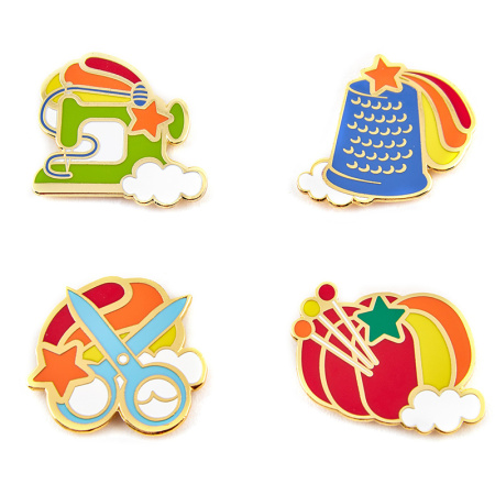 Игольница магнитная "Вышивальные помощники",  24 шт. на магнитном прикассовом стенде. Арт N4378