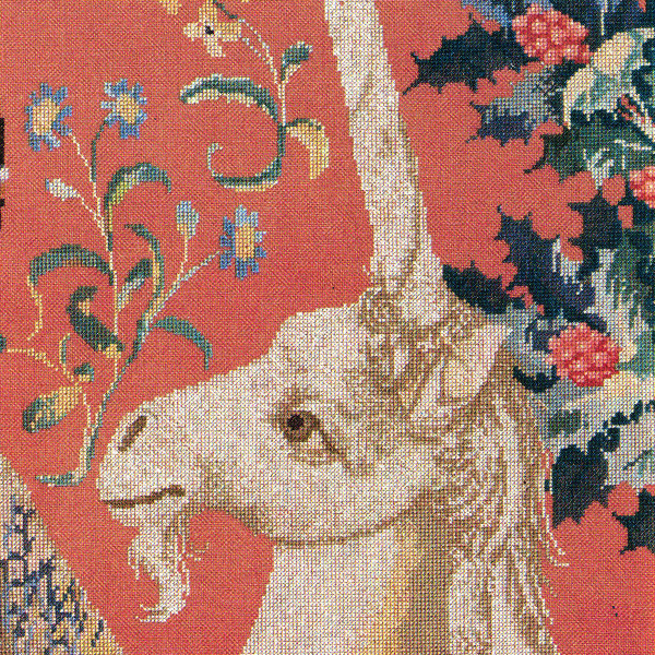 Набор для вышивания "Дама и Единорог" канва Jobelan 27 ct. Арт 2021                   