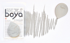 Пастель восковая для рисования Boya, мелок. Арт 1 SET/OLYMPIC SILVER