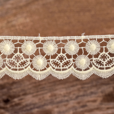 Гипюр, 31 мм, цвет шампань. Арт K054/72