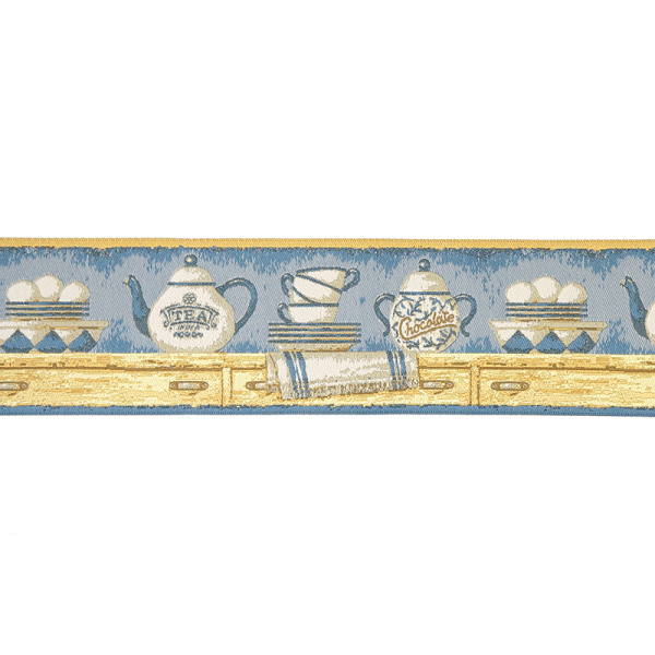 Лента жаккард SAFISA, 50 мм, 15 м, цвет 01. Арт 9211-50мм-01