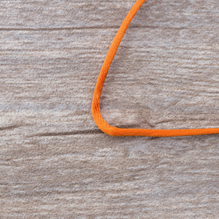 Шнур атласный SAFISA 2 мм, 25 м, цвет 61, алый. Арт 462-61                  