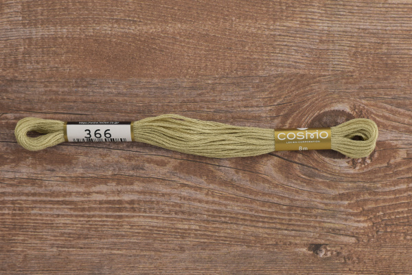 Мулине COSMO однотонный цвет  366       . Арт 25-6/366       