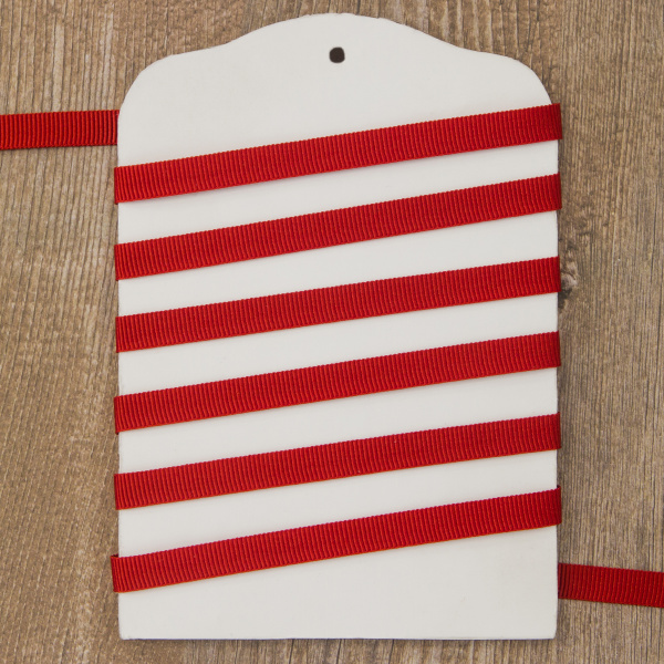 Лента репсовая PEGA, цвет красный, 7 мм. Арт 811798807G7567