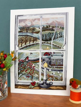 Набор для вышивания "Rosehip Window". Арт XDD7