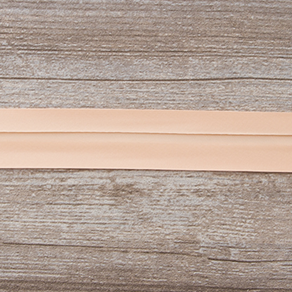 Косая бейка атласная 30 мм, 25 м, цвет 07, персиковый. Арт 6260-30мм-07            