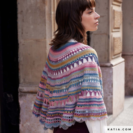 Журнал с моделями по пряже Katia  Woman-Man Multicolor 2. Арт 7923