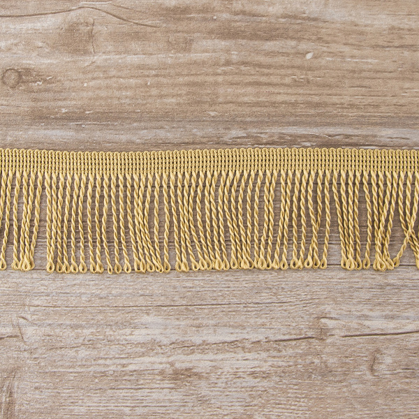 Бахрома витая, 60 мм, цвет бежевый. Арт PP-60 col.730