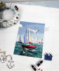 Набор для вышивания  "Яхты". Арт 02.012.06