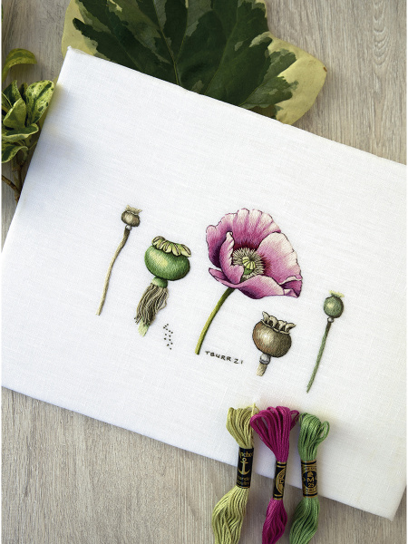 Книга "Вышиваем гладью. Поэзия природы" Триш Бурр. Арт 978-5-00141-995-2