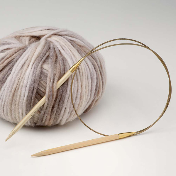 Спицы, круговые, бамбук addiNature BAMBOO №7, 80 см. Арт 555-7/7-80