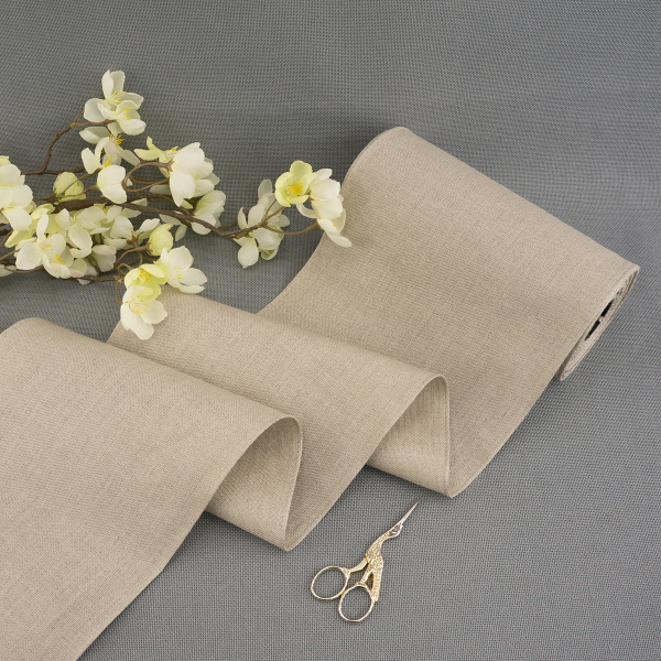 Лента канвовая Leinen для вышивания 30 ct ширина 19 см. Арт 72022/19cm/53