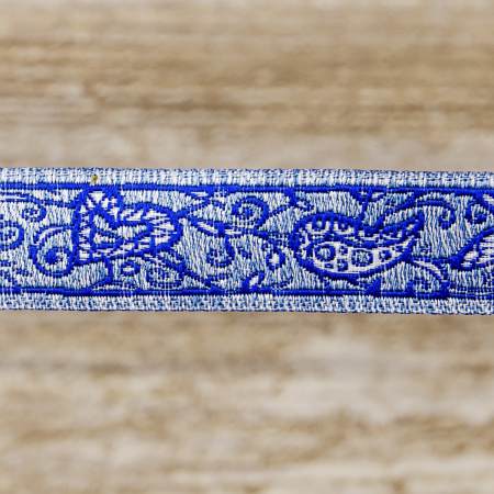 Лента жаккард SAFISA, 16 мм, 15 м, цвет 02. Арт 9104-16мм-02            