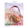 Набор для вышивания "Цветочная корзина", канва лён 36 ct. Арт 3064