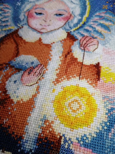 Набор для создания ключницы "Снежный ангел". Арт 22.002.11