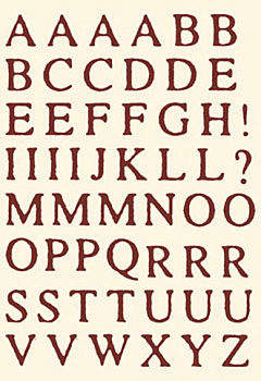 Трансфер из войлока. Арт FLTR004M                