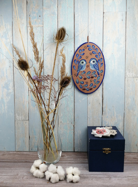 Набор для создания пинкипа "Пара пташек". Арт 21.003.16