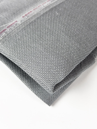 Канва двунитка льняная Linen Hardanger 16 ct в упаковке , 140 х 100 см, цвет серо-голубой. Арт мCL055/18