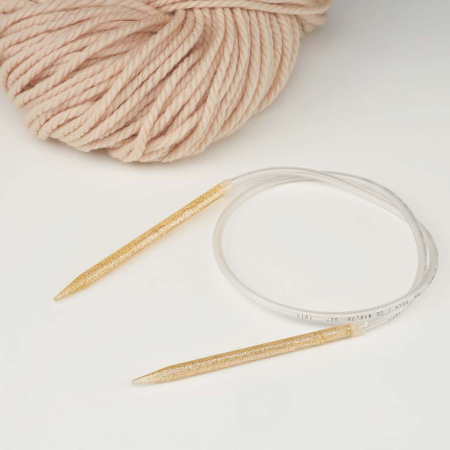 Спицы, круговые, пластик, addiChampagner №7, 60 см. Арт 405-7/7-60