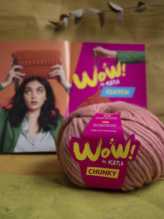 Пряжа Wow-Chunky, 75% акрил, 15% шерсть, 10% альпака, 100 г, 75 м. Арт 1312.61