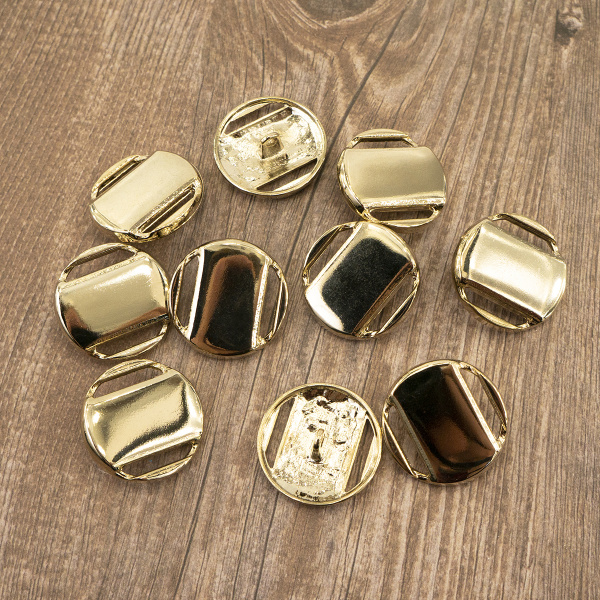 Пуговица DISBOTON, размер 40 цвет C/GOLD2 D 079. Арт 3330440GOLD20D