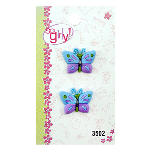 Прорезиненые пуговицы "So Girly".арт.3502                    