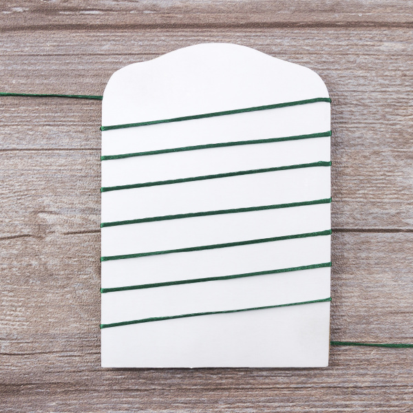 Шнур атласный SAFISA 1,5 мм, 25 м, цвет 97, болотный. Арт 470-97                  