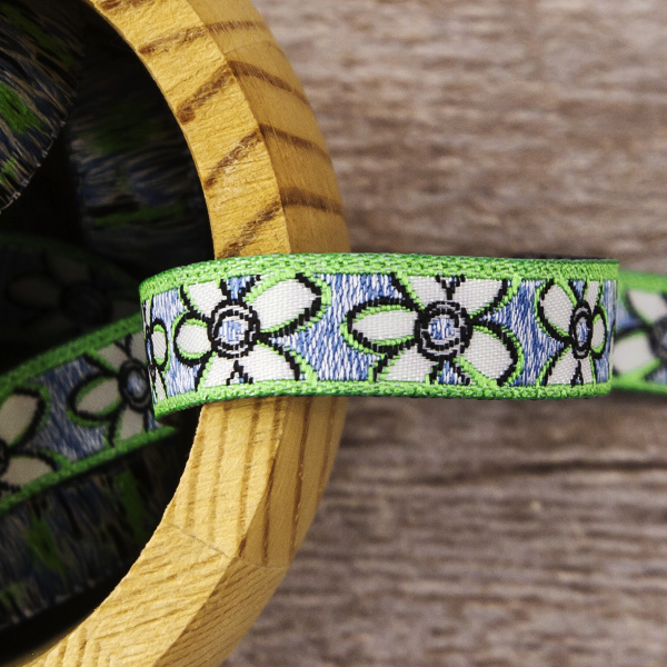 Лента жаккард SAFISA, 10 мм, 15 м, цвет 02. Арт 9103-10мм-02            