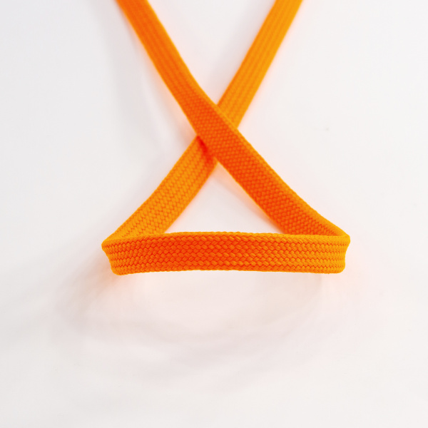Шнур PEGA плоский, полиэстровый, цвет ярко-оранжевый, 10 мм. Арт 842580140L4301