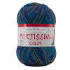 Пряжа Fortissima Socka 4-fach color, 75% шерсть, 25% полиамид, 420 м, 100 г. Арт 90028-2410