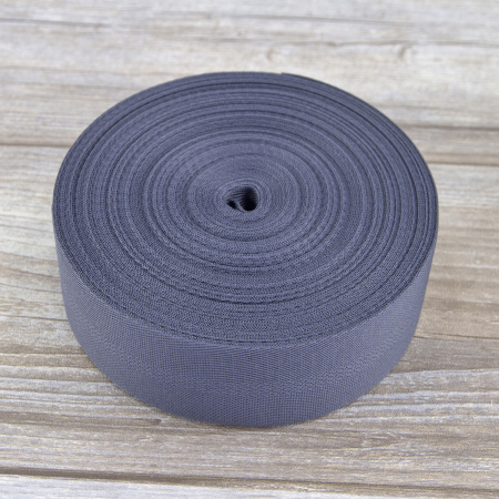 Тесьма киперная PEGA цвет темно-серый, 50 мм. Арт 813726150L4006