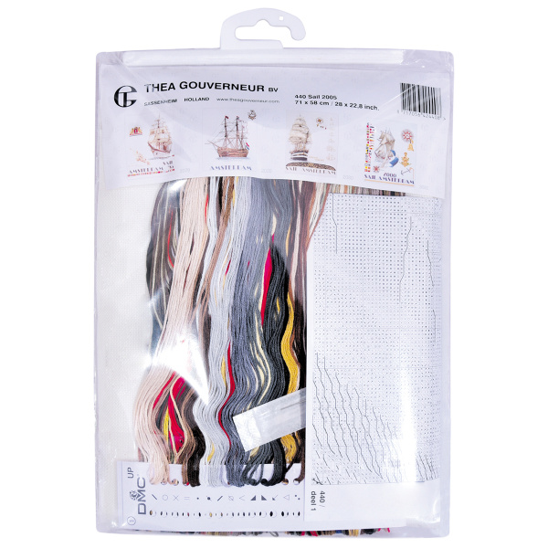Набор для вышивания "Парус 2005", канва Jobelan 27 ct. Арт 440                     