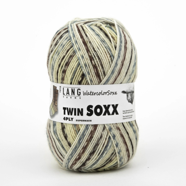 Пряжа Twin Soxx, 75% шерсть, 25% полиамид, 100 г, 420 м. Арт 909.0462
