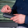 Пенал для ручек "Leather Case" на молнии, 15 х 5 х 2 см, натуральная кожа, цвет черный. Арт 90686
