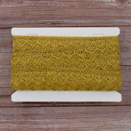 Кружево, 36 мм, золотой. Арт 3201/28