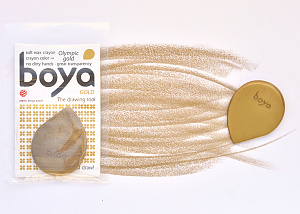 Пастель восковая для рисования Boya, мелок. Арт 1 SET/OLYMPIC GOLD