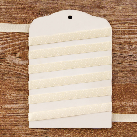 Лента в рулоне для скрап-проектов, цвет кремовый. Арт ANT378414