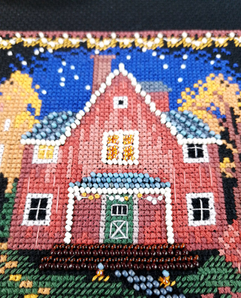 Набор для вышивания "Осенний домик". Арт 13.003.17