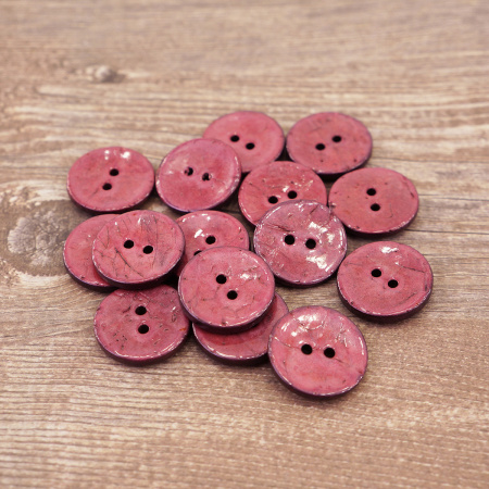 Пуговицы CONCEPT, размер 32, кокос,  цвет COL.11 розовый. Арт 1919H-032-COL.11