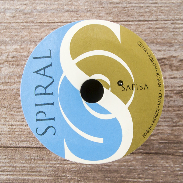 Лента органза SAFISA мини-рулон, 39 мм, 2 м, цвет 61, алый. Арт P00520-39мм-61          