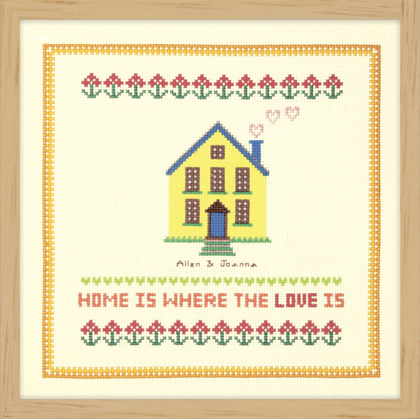 Набор для вышивания "Дом желтого цвета". Арт 2870702