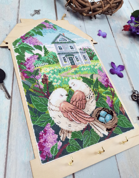 Набор для создания ключницы "Родное гнездо". Арт 22.002.13