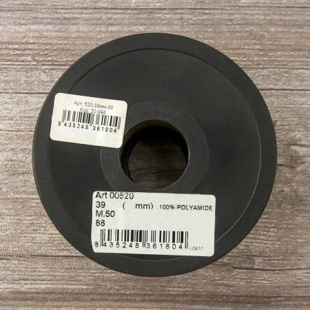 Лента органза SAFISA 39 мм, 25 м, цвет 88, светло-коричневый. Арт 520-39мм-88             