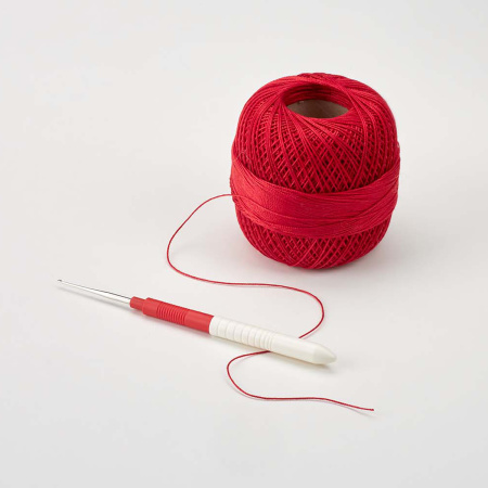 Крючок, вязальный, экстратонкий с ручкой, №0.75, 13 см. Арт 113-7/0.75-13