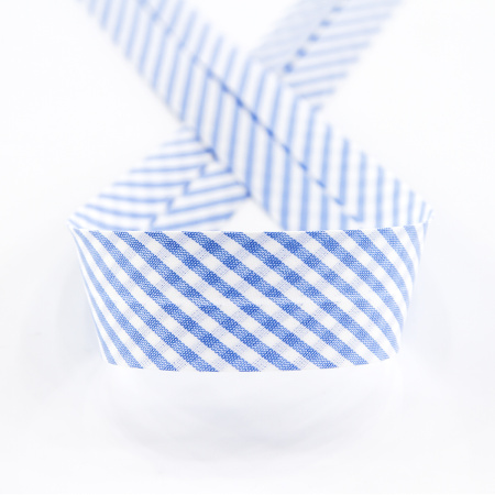 Косая бейка с рисунком SAFISA, арт.6282, 30 мм, 25 м, цвет 04. Арт 6282-30мм-04