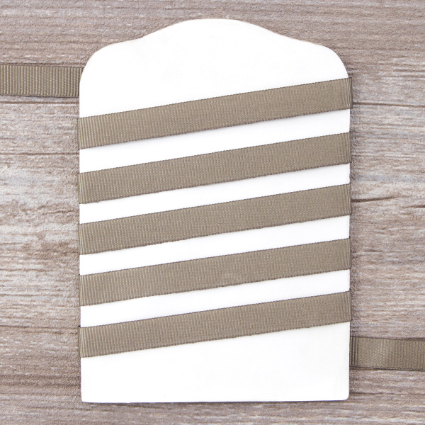 Лента репсовая SAFISA, 10мм, 25 м, цвет 67, серо-зеленый. Арт 350-10мм-67       