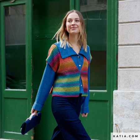 Журнал с моделями по пряже Katia  Woman-Man Multicolor 2. Арт 7923