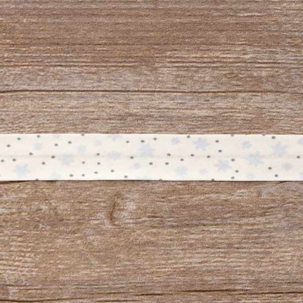 Косая бейка с рисунком SAFISA, арт.6594, 20 мм, 20 м, цвет 02. Арт 6594-20мм-02