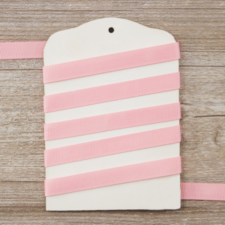 Лента репсовая SAFISA, 10 мм, 25 м, цвет 06 розово-персиковый. Арт 350-10мм-06